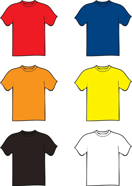 Variante de t-shirt — Image vectorielle