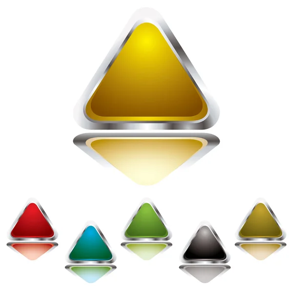 Trojúhelník gel — Stockový vektor