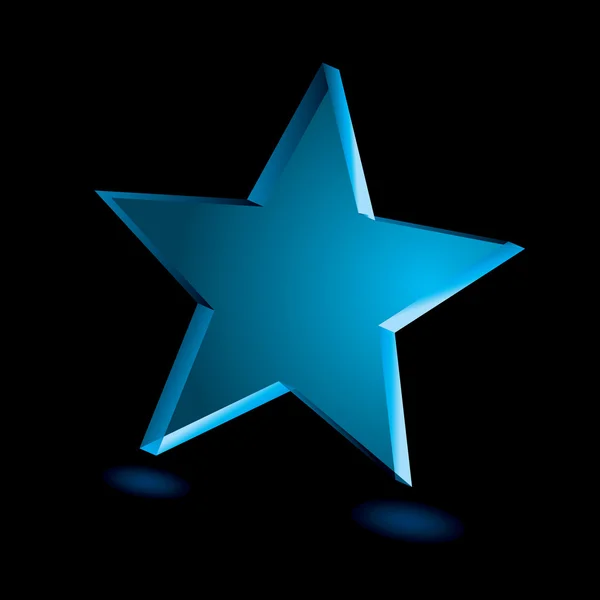 Estrella transparente — Archivo Imágenes Vectoriales