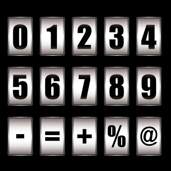 Ticker teller — Stockvector