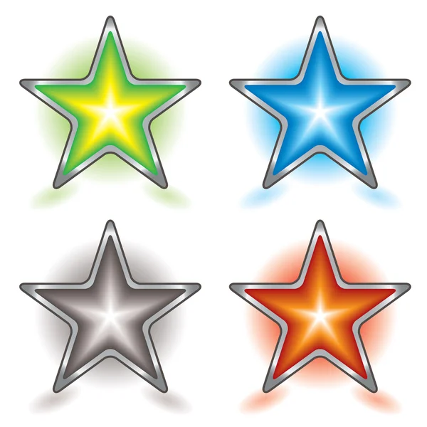 Cuarteto estrella — Vector de stock