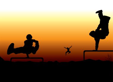 Sunset extreme clipart