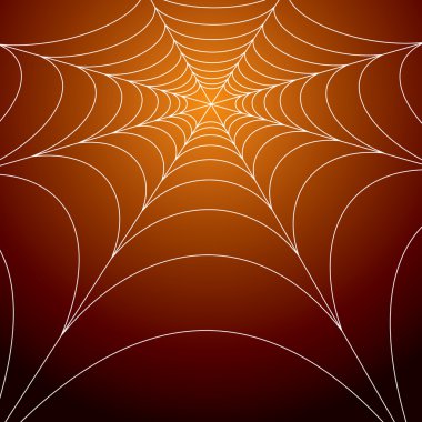 Spooky spiders web clipart