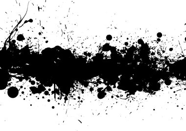 Splat band blk clipart