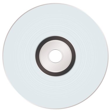 Shiny silver cd clipart