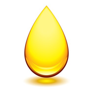 Amber droplet clipart