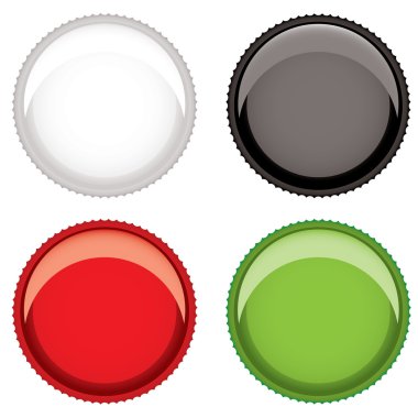 Beer bottle top clipart