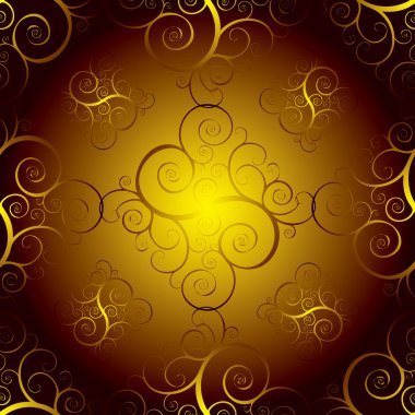 Seamless iron gold clipart