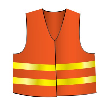 Safety jacket clipart