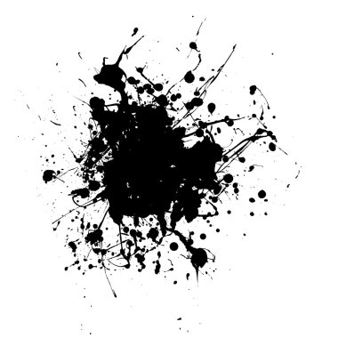 Rounded splat splat clipart