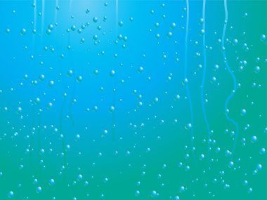 Raindrop on a window clipart