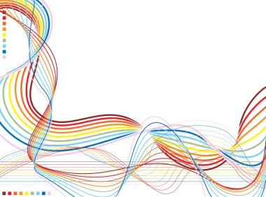 Rainbow warp clipart