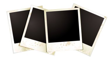 Polaroid foursome clipart