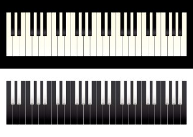 Piyano Klavye kontrast