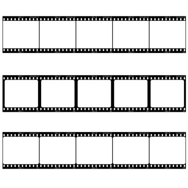 Photo film strip clipart