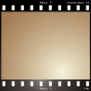 Photo cell brown clipart