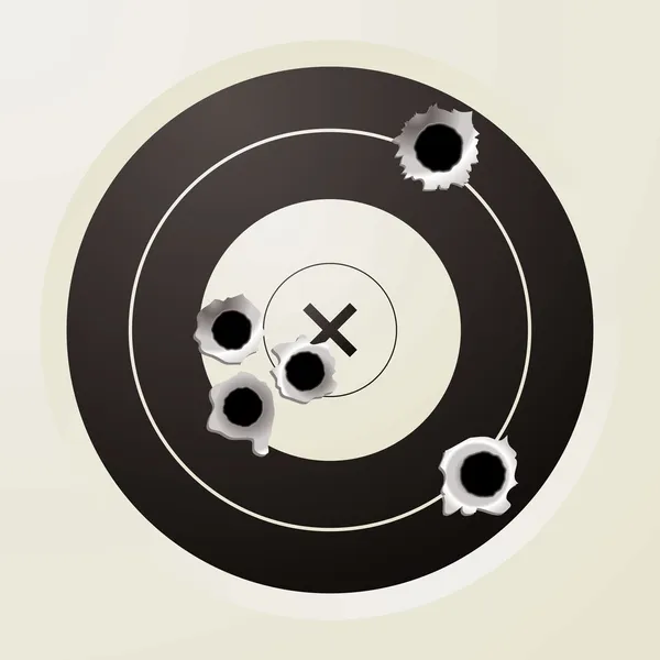 Balle cible — Image vectorielle