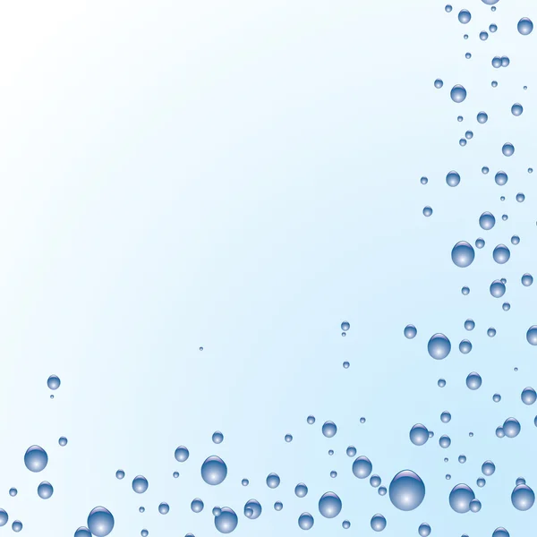 微妙的蓝色气泡 — 图库矢量图片
