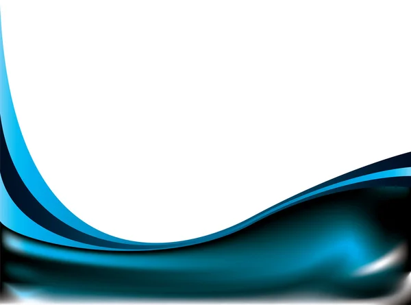 Curva subtil azul — Vetor de Stock