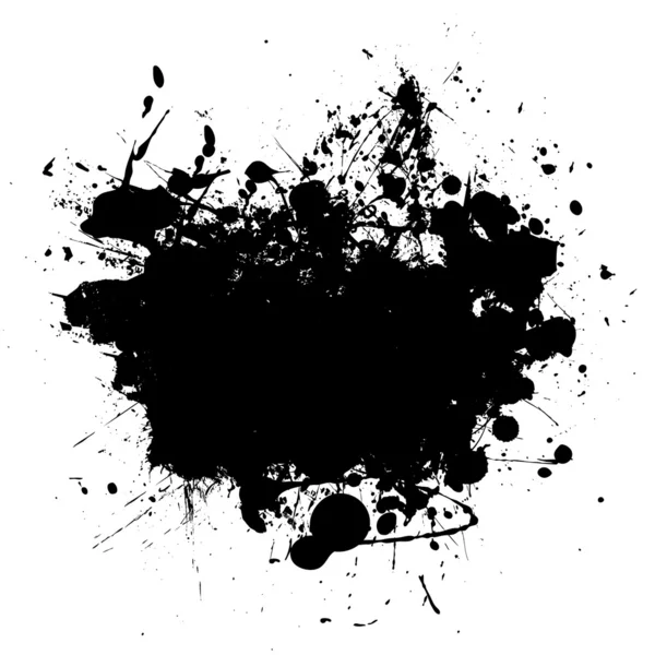 Splat copyspace negro — Vector de stock