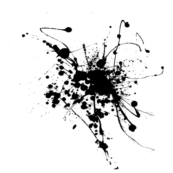 Spindel ink splat — Stock vektor