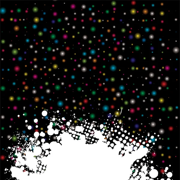 Espace poussière splat — Image vectorielle