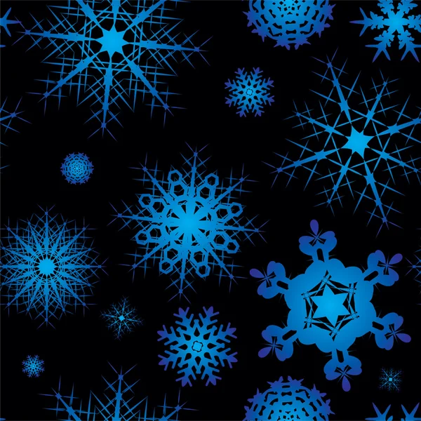 Snowflake seamless square — Stock Vector