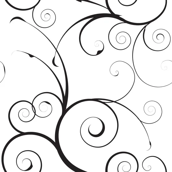 Modèle floral mono simple — Image vectorielle
