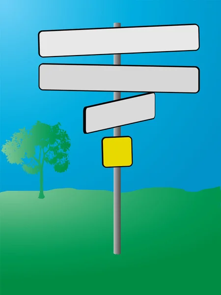 Sign post — Stock Vector