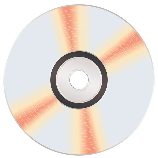 Fényes zenei cd — Stock Vector