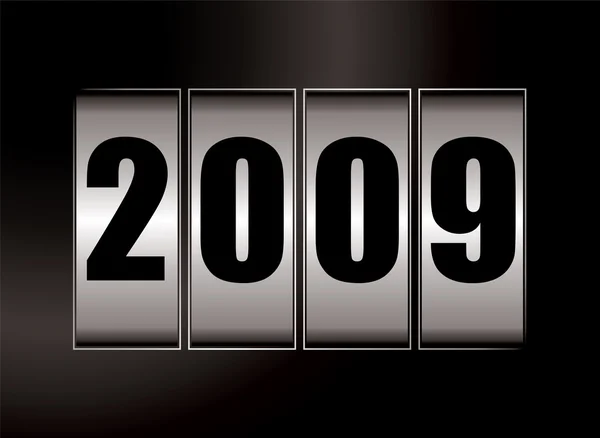 2009 date — Stock Vector