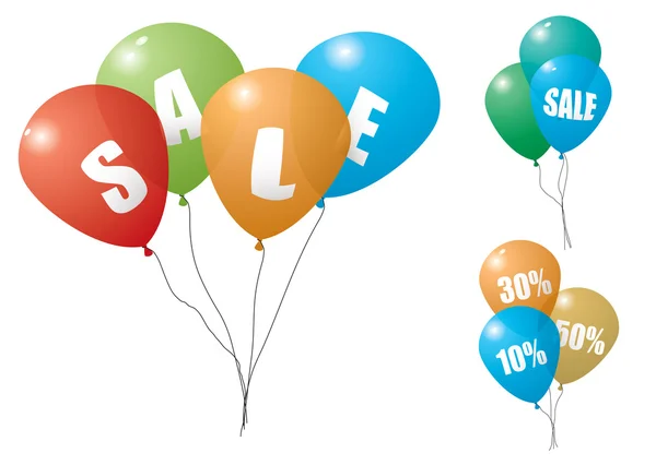 Balloon sale — Stock Vector