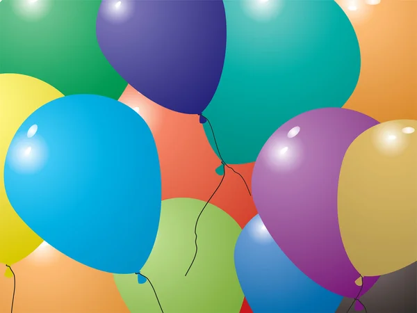 Balloon invite — Stock Vector