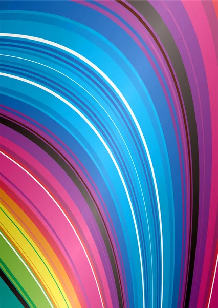 抽象彩虹瀑布 — 图库矢量图片