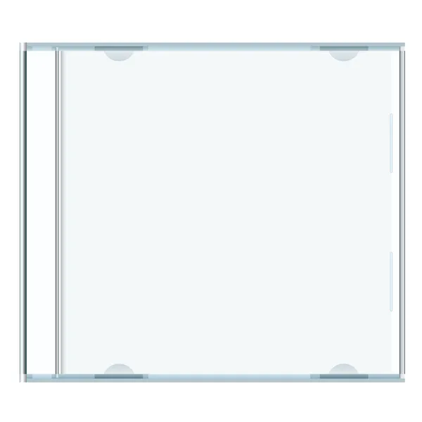 Blank cd case — Stock Vector