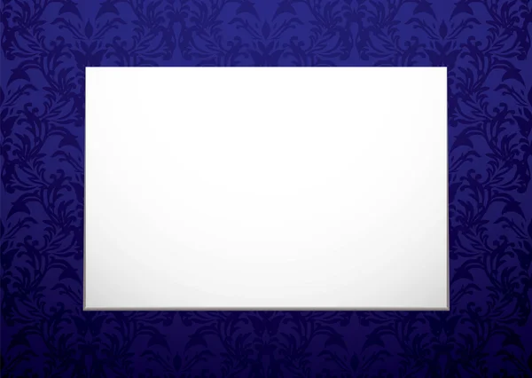 Toile vierge sur violet — Image vectorielle