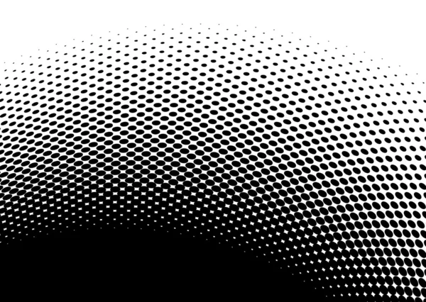 黒ハーフトーン抽象イメージ — ストックベクタ