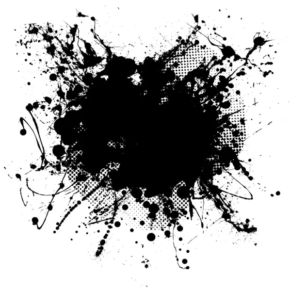 黑色斑点 — 图库矢量图片