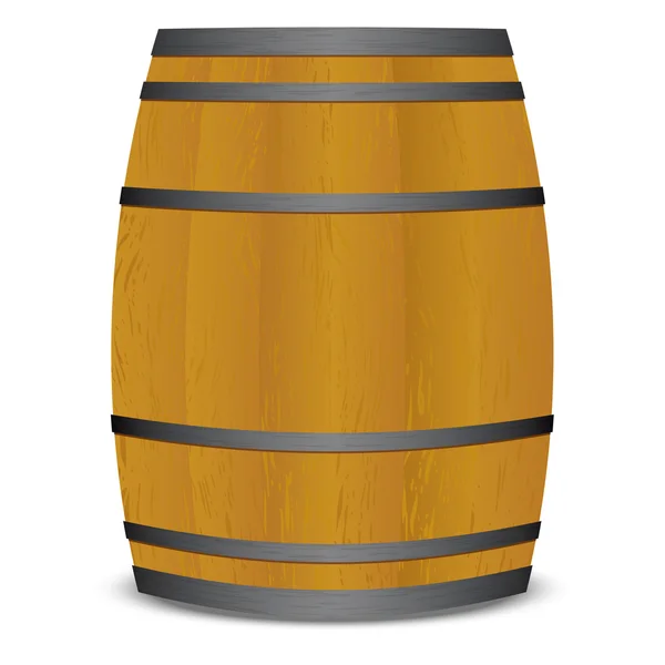 Beer keg barrel — Stock Vector