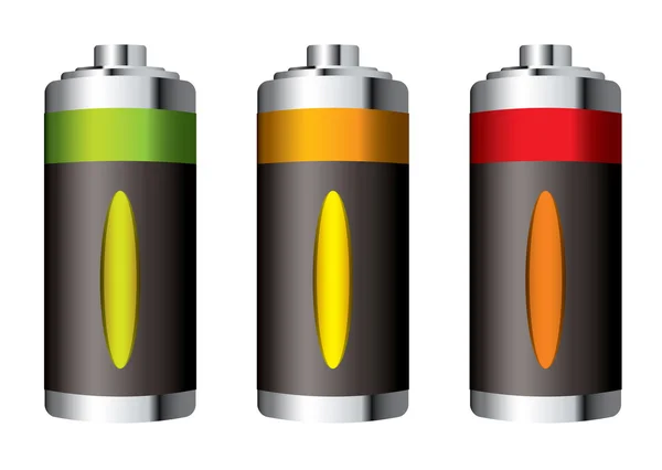 Energía verde de la batería — Vector de stock
