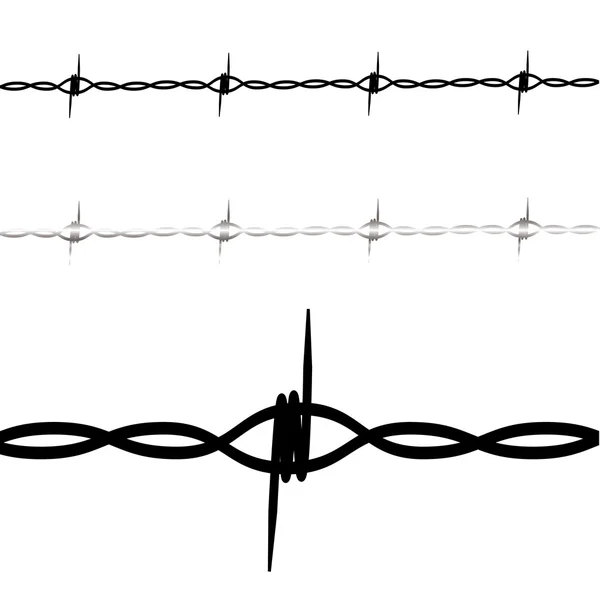 Taggtråd — Stock vektor