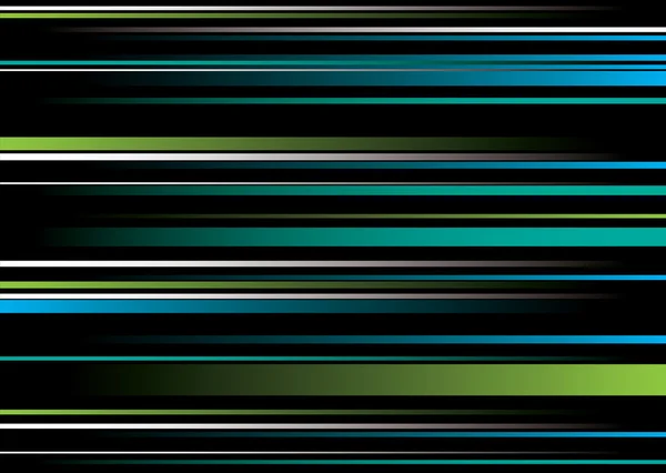 Band groen blauw overlapping — Stockvector