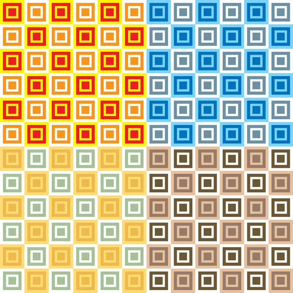 Setenta cuadrados multi — Archivo Imágenes Vectoriales