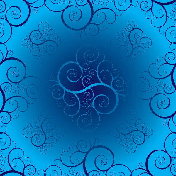 Бесшовный крученый синий — стоковый вектор