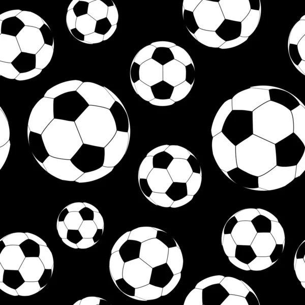 Bola de futebol sem costura — Vetor de Stock