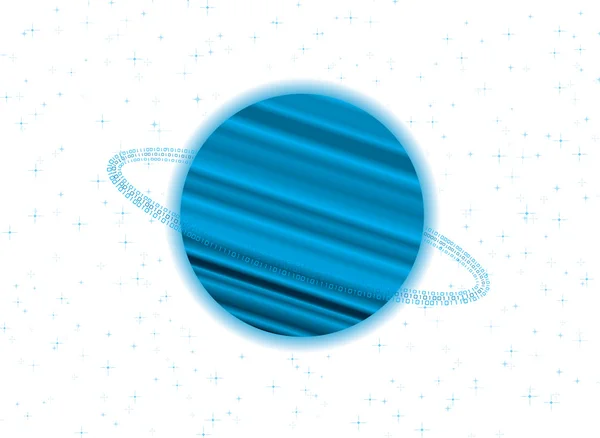 Saturne torsion — Image vectorielle