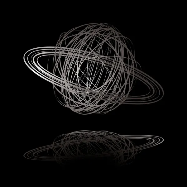Saturnus Krabbel — Stockvector