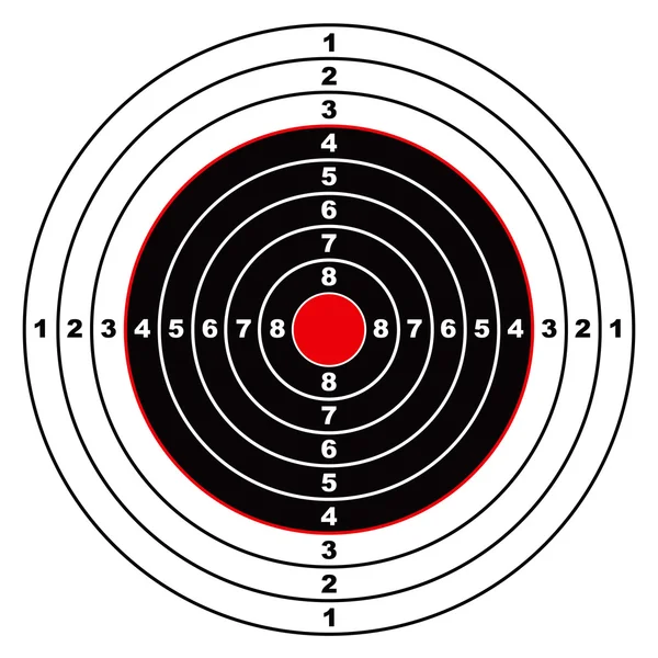Rifle target — Stock Vector