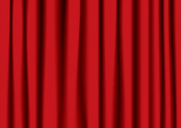 Κόκκινο θέατρο αυλαία — Διανυσματικό Αρχείο