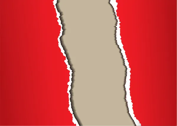 Larme de papier rouge — Image vectorielle